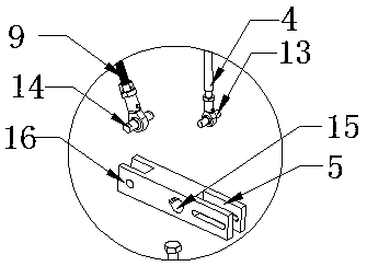 Micro-adjustment balance support base with movable property