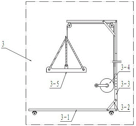 A transformer and jp cabinet disassembly lifting device