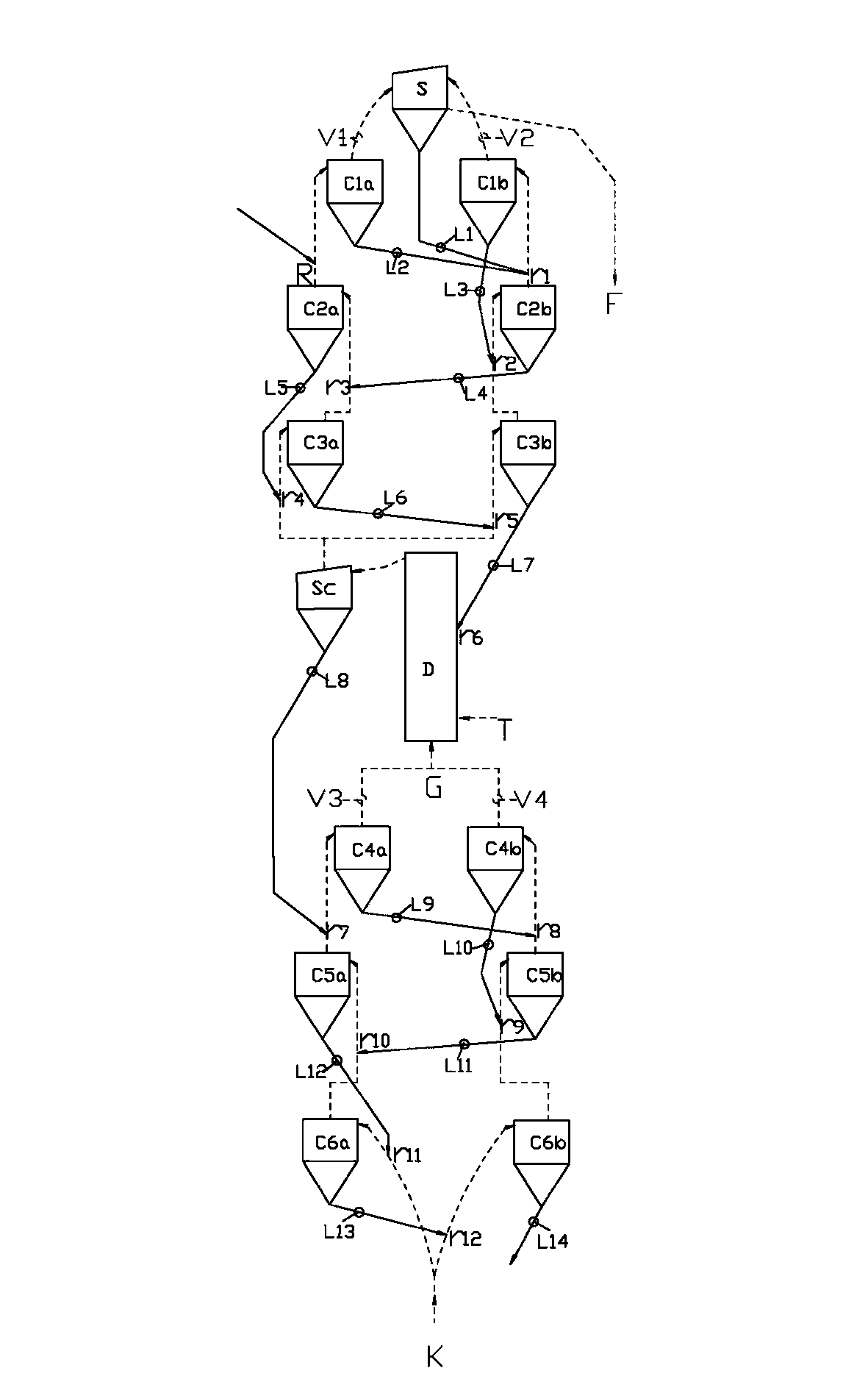 Powdery material suspension type heat exchanger device and powdery material heat exchanger system