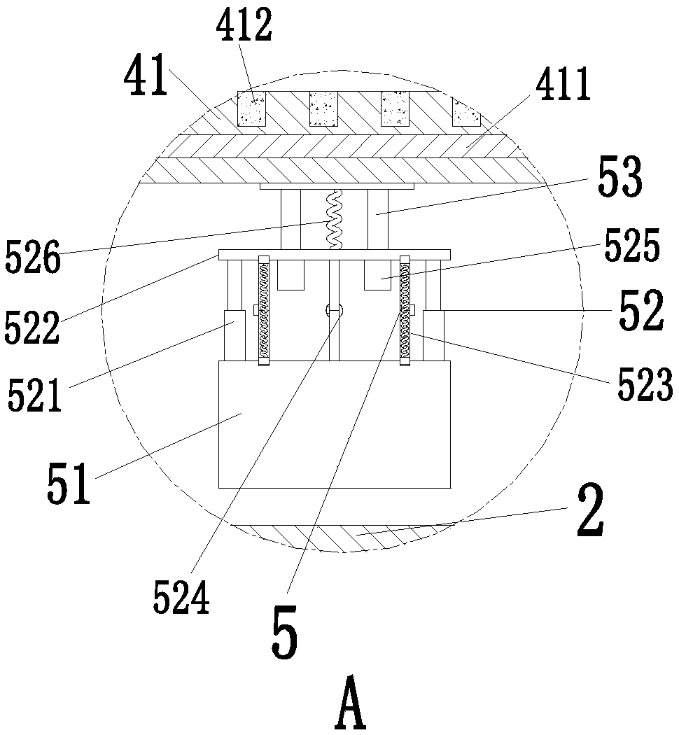 Shock absorption and noise reduction device for highway bridge
