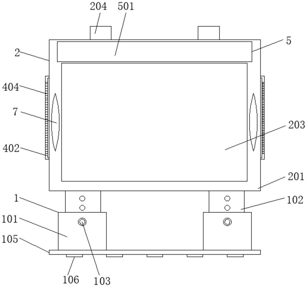 Intrinsic safety type display with explosion-proof device