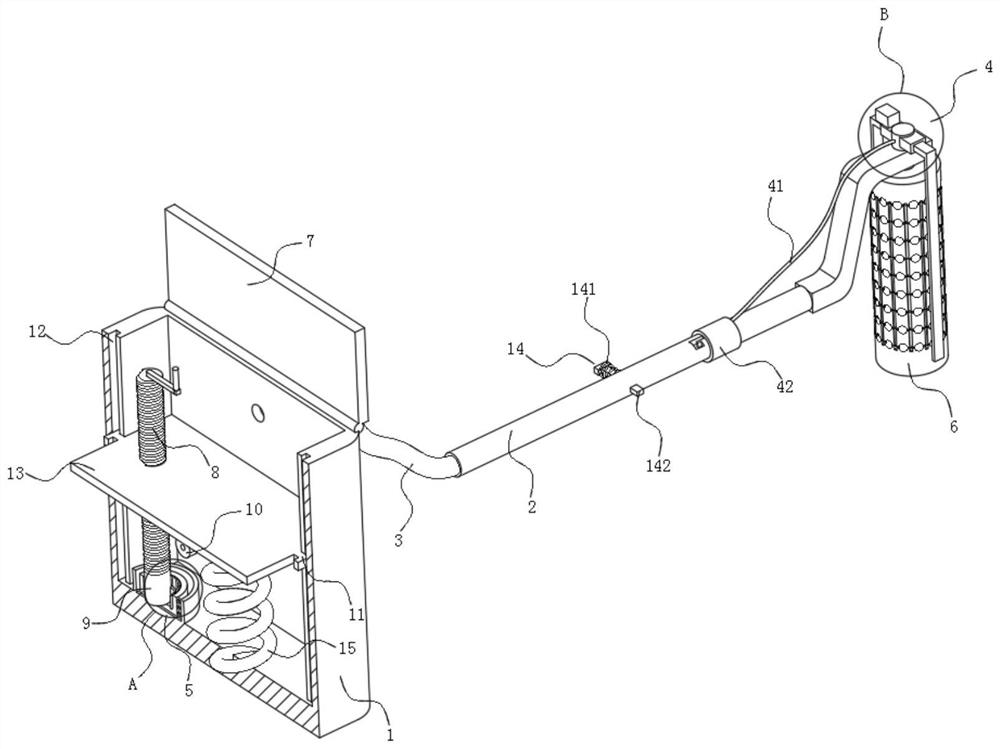 Paint brushing device with paint dripping prevention function