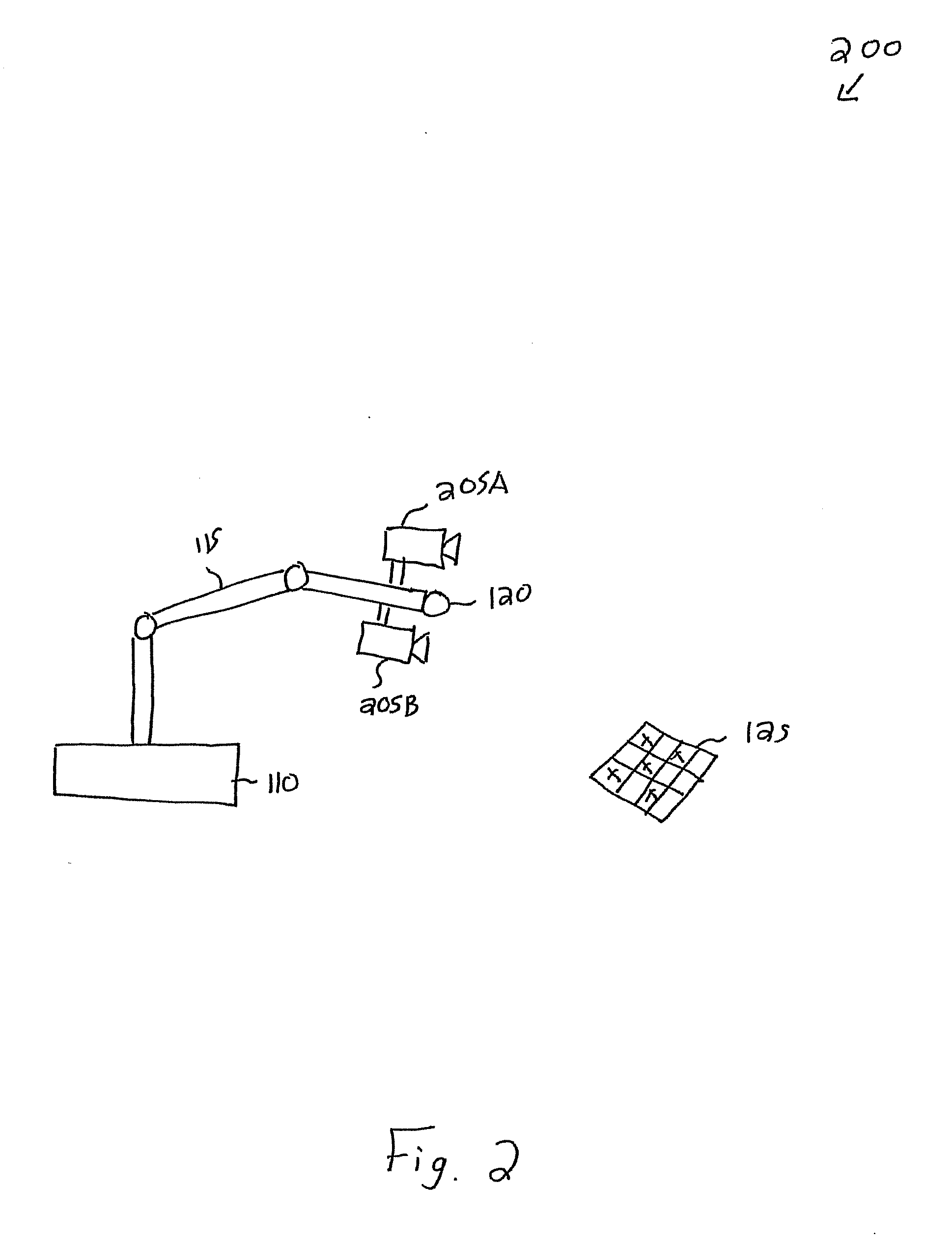 System and method for robust calibration between a machine vision system and a robot