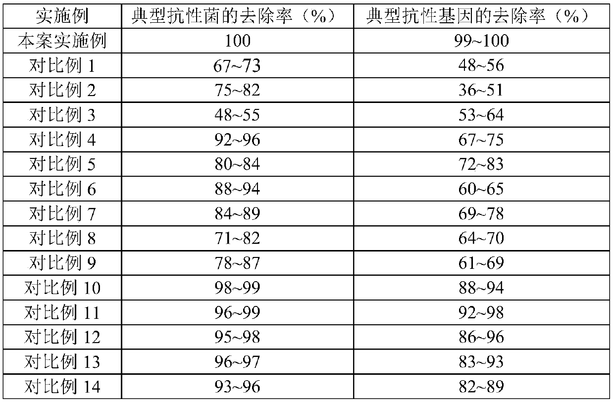 Drinking water disinfection and purification system for treating resistant bacteria and resistant genes of antibiotics and technology of drinking water disinfection and purification system