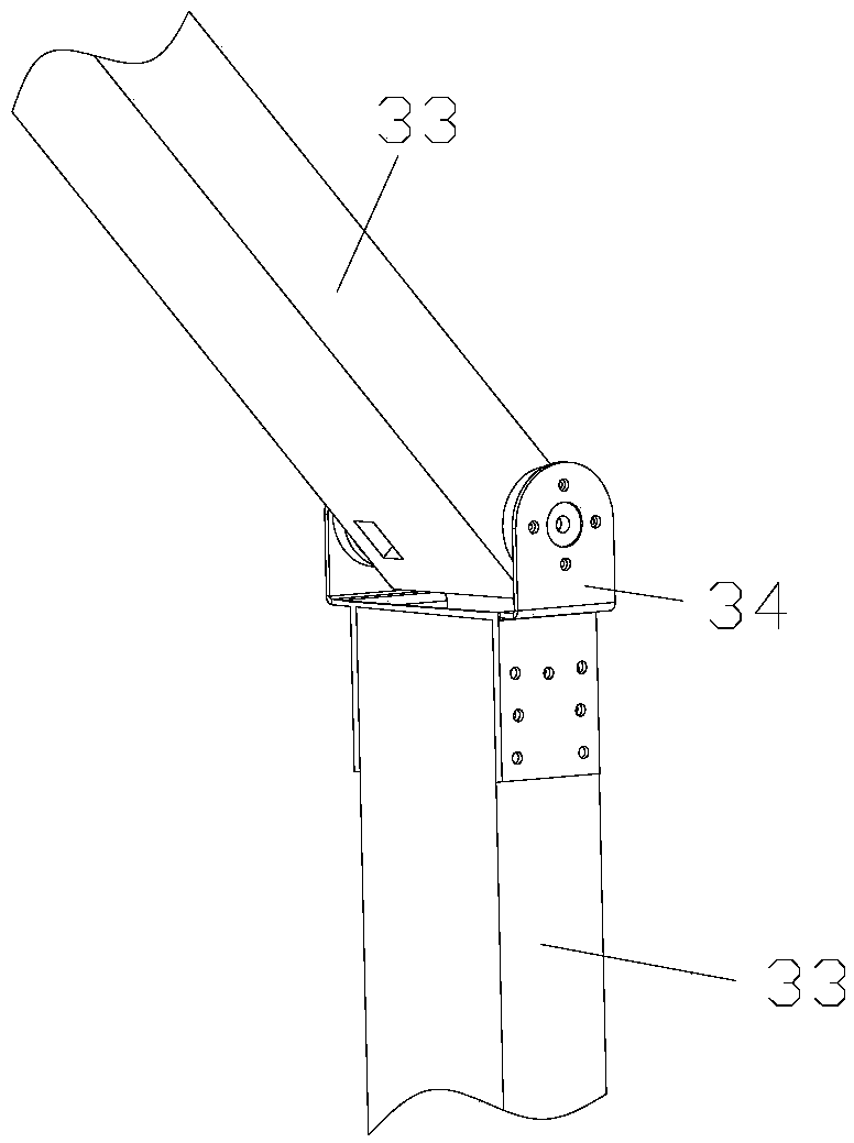 Crawler garbage conveying sanitation robot and control method thereof