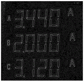 Automatic positioning and recognition method for LED characters