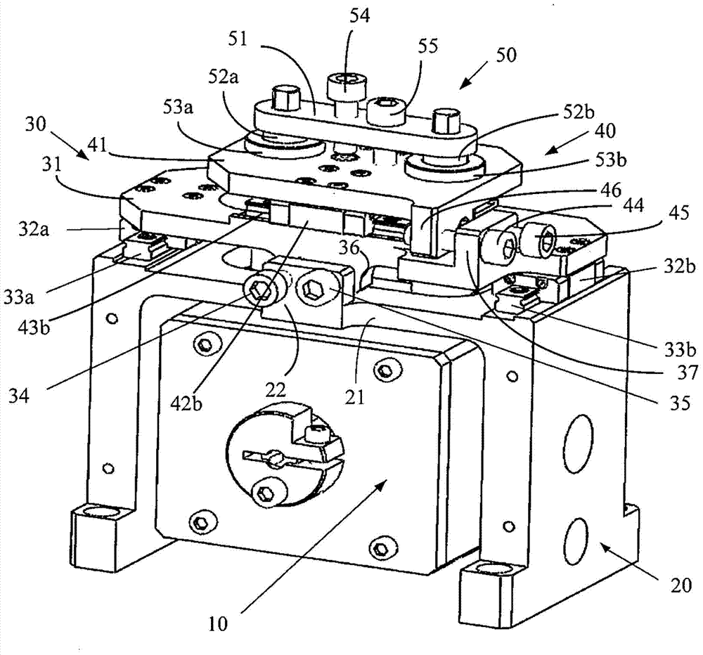 Positioning adjustment device for precision components