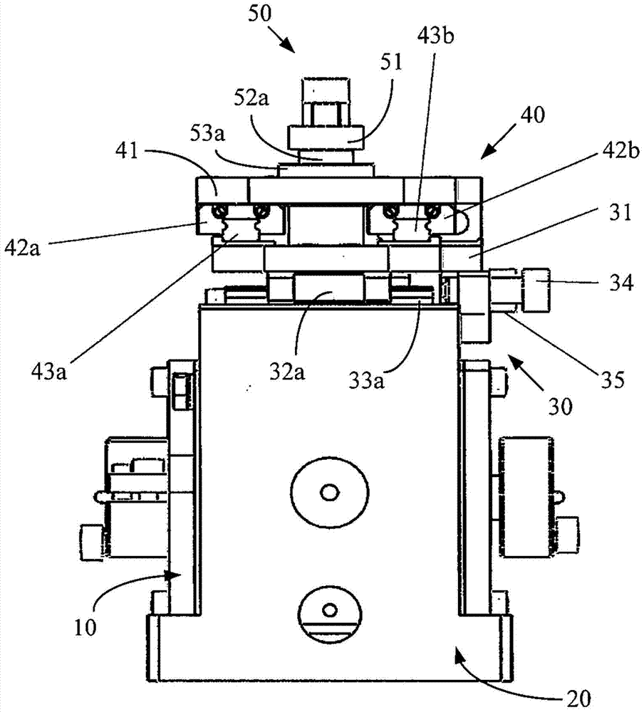 Positioning adjustment device for precision components