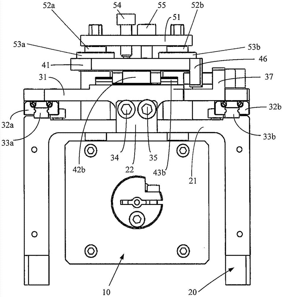 Positioning adjustment device for precision components