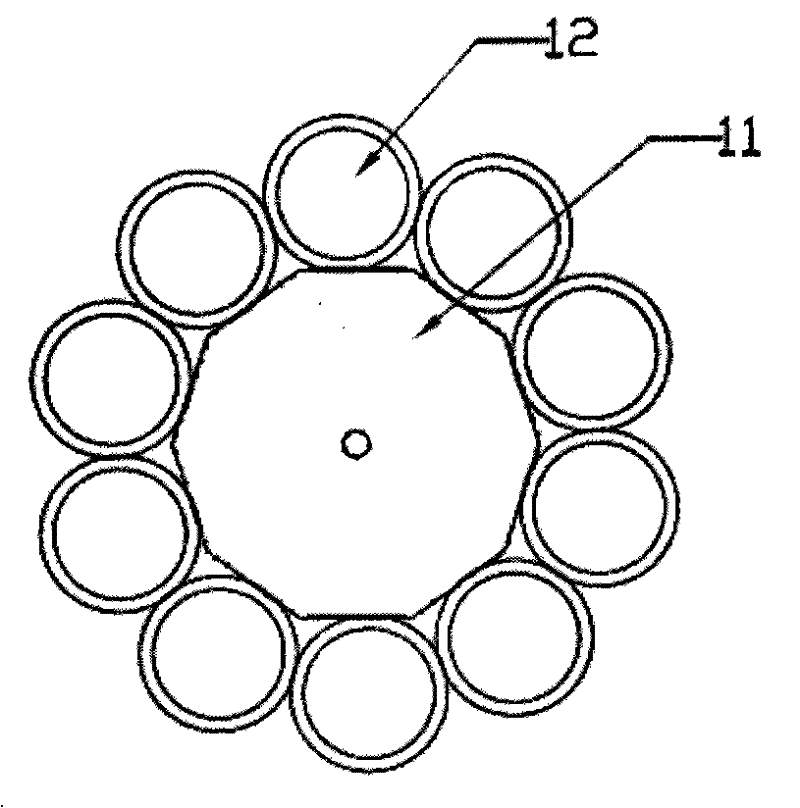 Preparation method of full optical fiber laser synthesizer