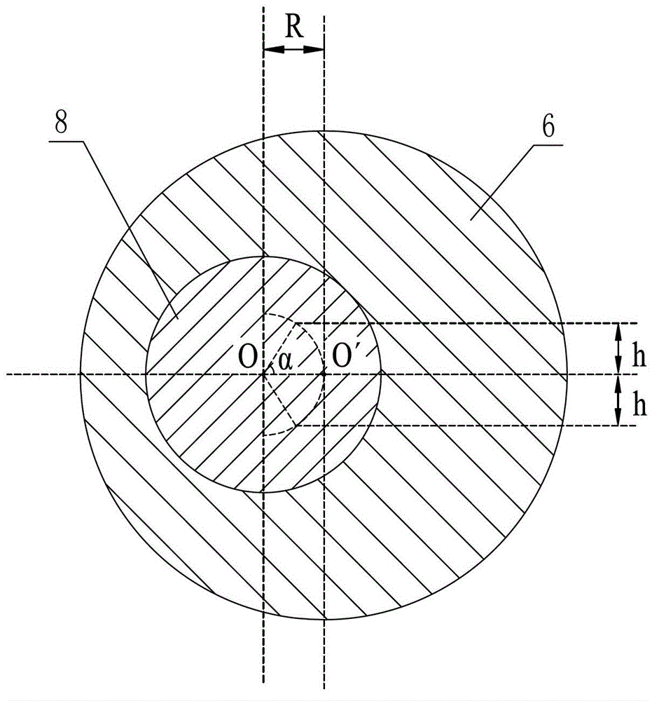 Crystallizer vibration generation device with online adjustable amplitude and vibration method of crystallizer vibration generation device