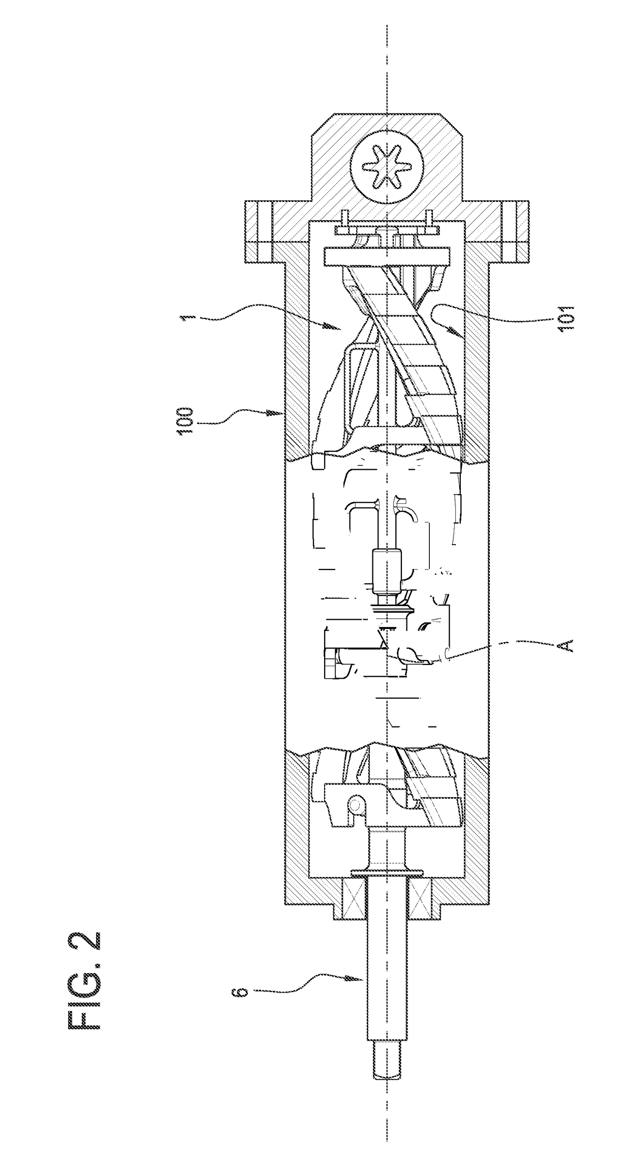 Stirrer of a machine for making and dispensing ice cream products