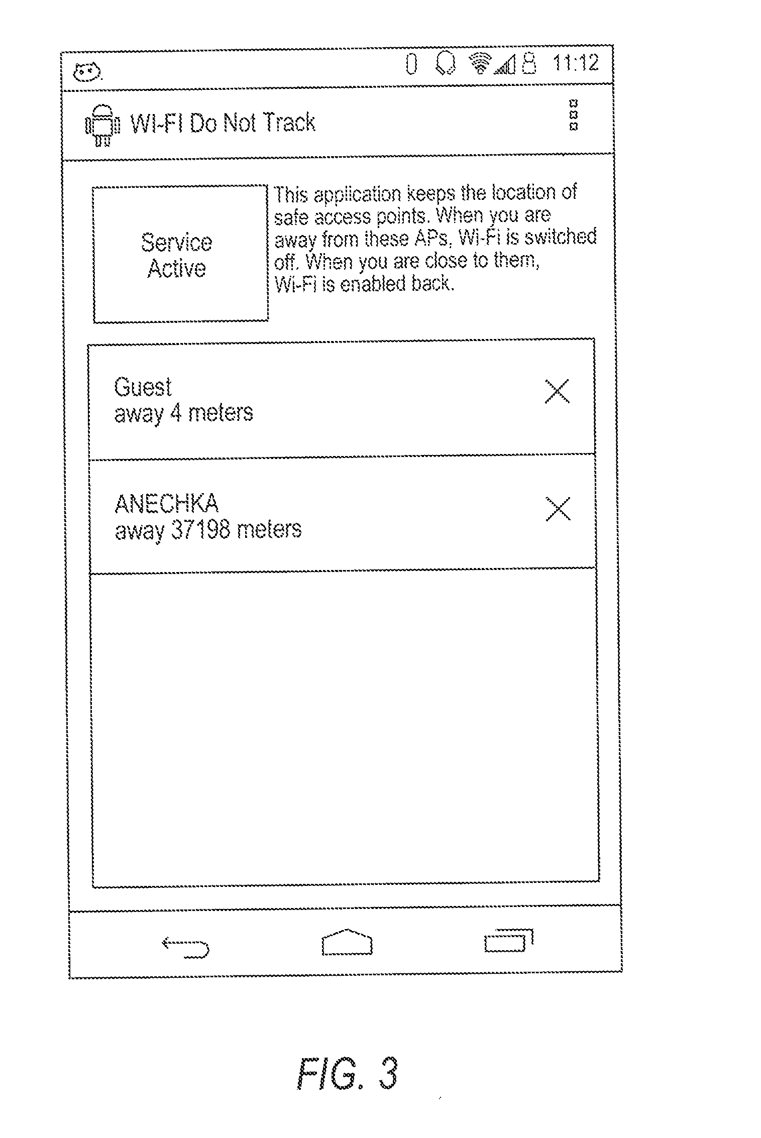 Mobile device tracking prevention method and system