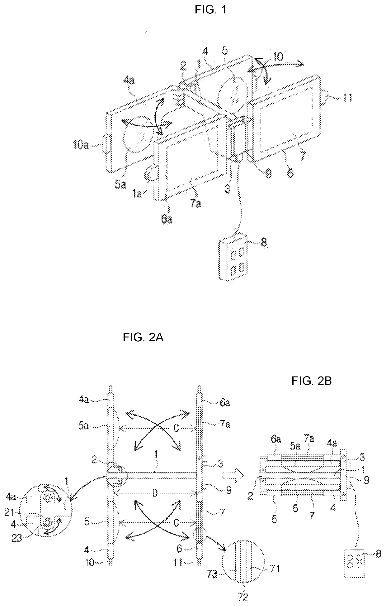 Foldable virtual reality display device