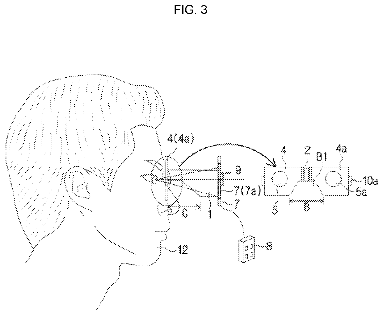 Foldable virtual reality display device