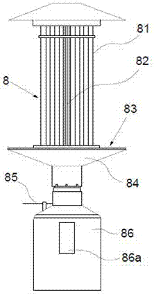Liquid cooling heat dissipation, illuminating and deinsectization device
