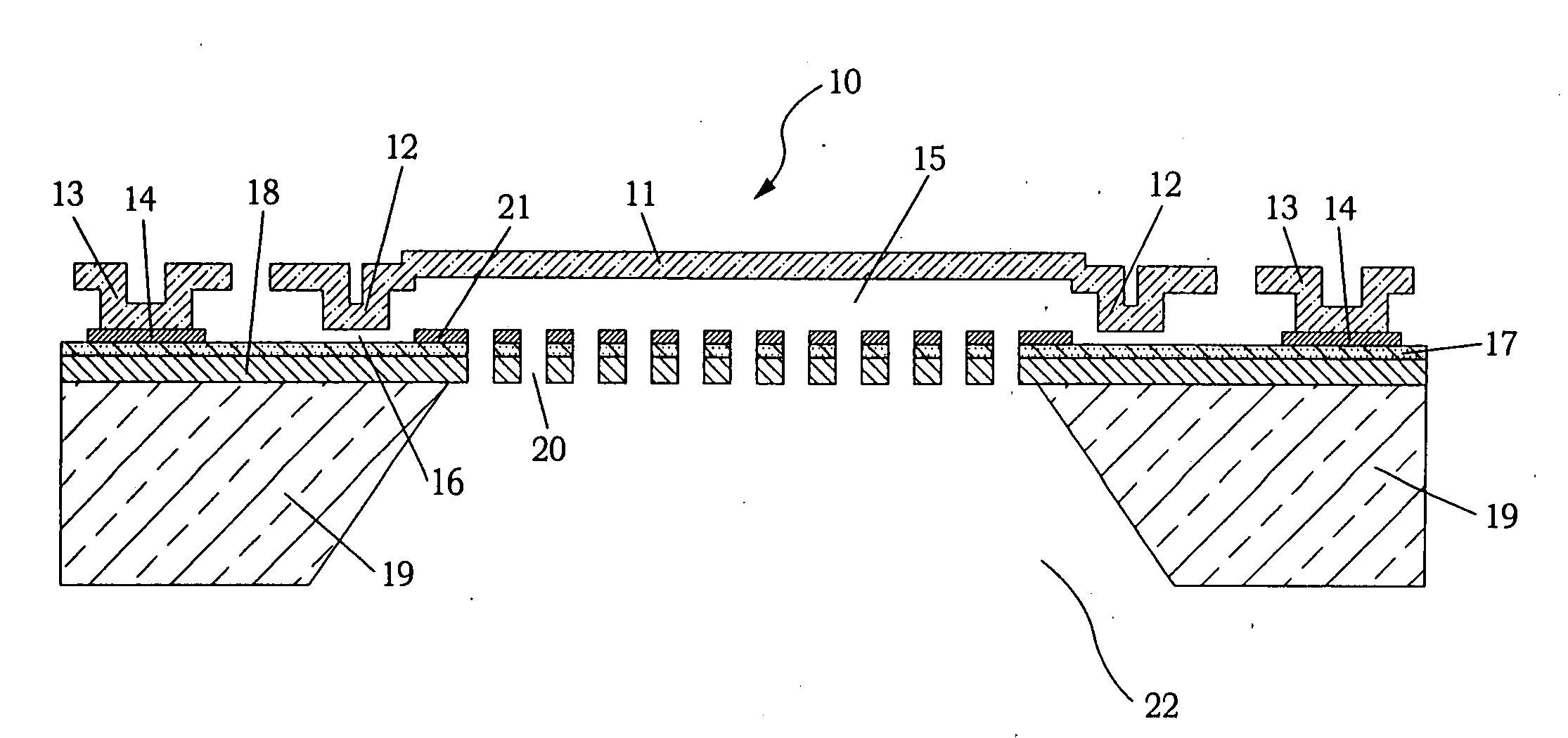Miniature condenser microphone and fabrication method therefor