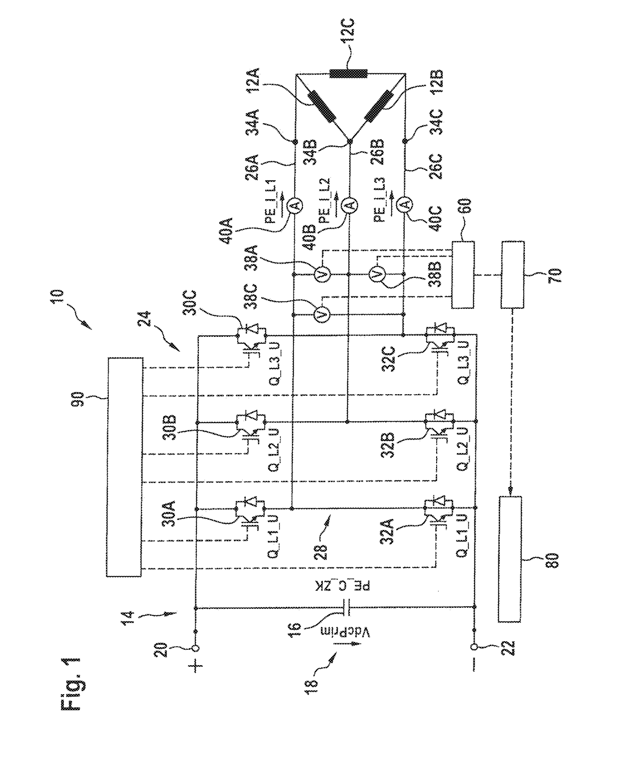 Power electronics unit