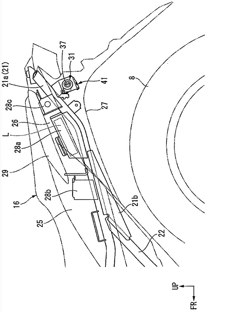 Lock cylinder maintaining structure for bestride type vehicle and method thereof