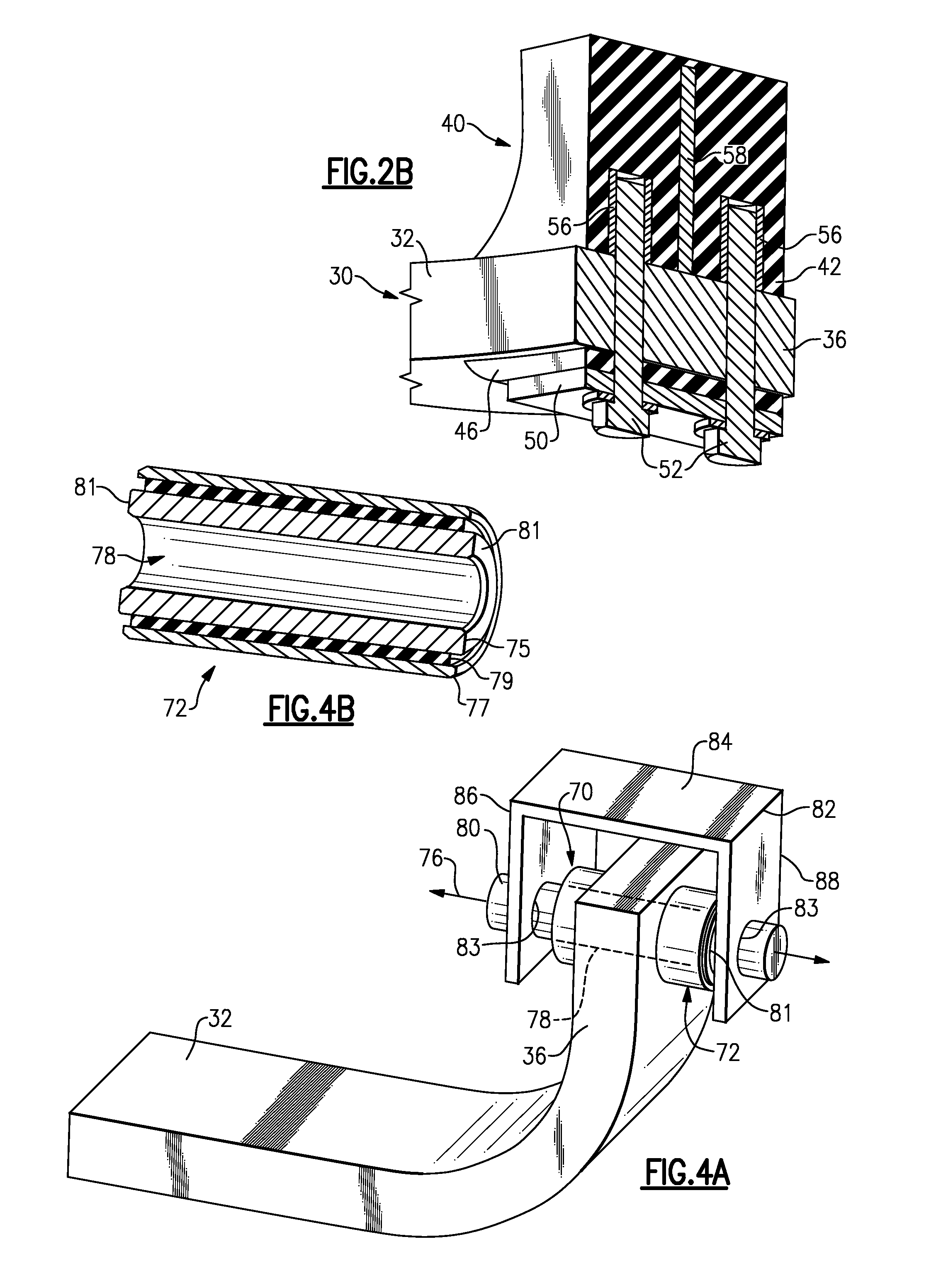Composite spring with resilient attachment interface