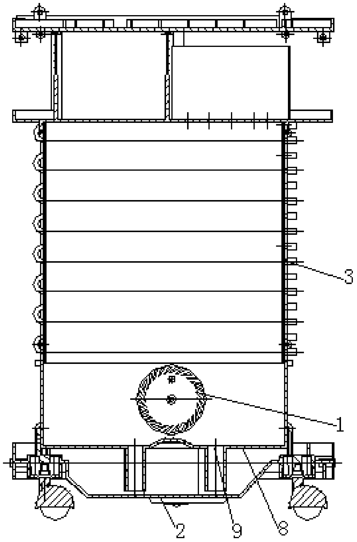 A water receiving structure and a water fetching device having the same