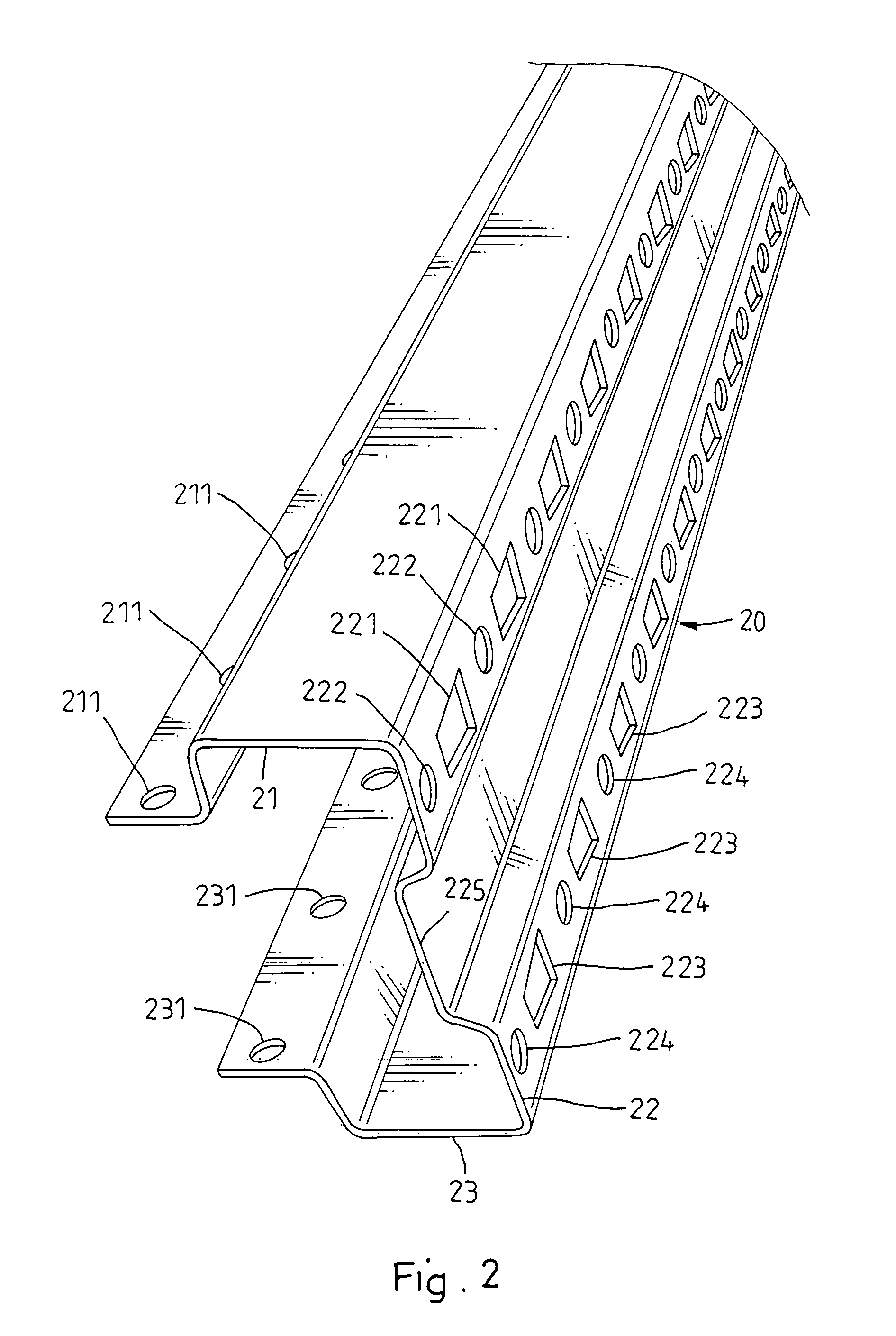 Main beam fabrication procedure and system for making a main beam for warehouse framework