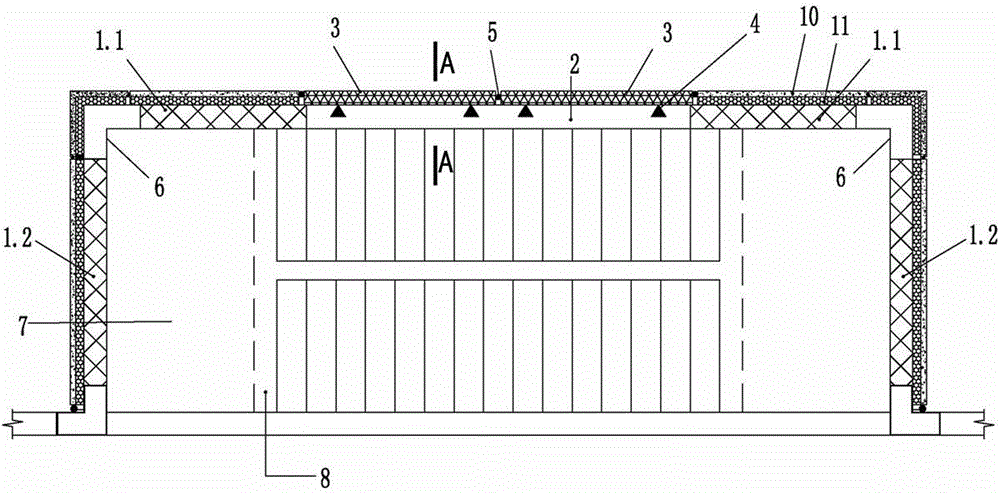 Assembly type concrete stairwell external wall structure and construction method thereof