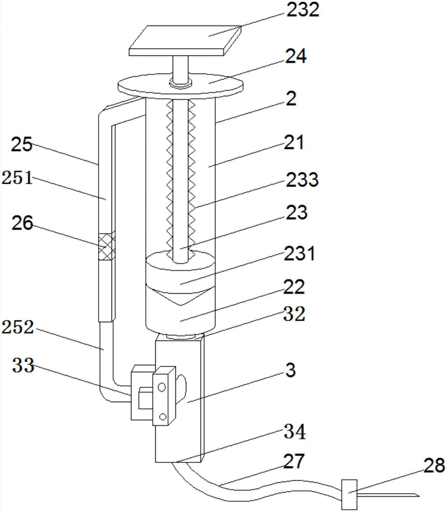 Single-tube automatic imaging injector