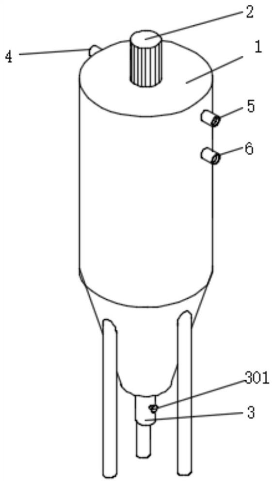 Granulation and crystallization device used in sodium metasilicate preparation process