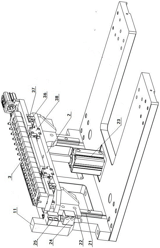A heat pipe positioning auxiliary component in radiator core assembly