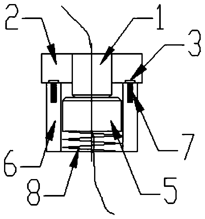 Elastic electrical contact device