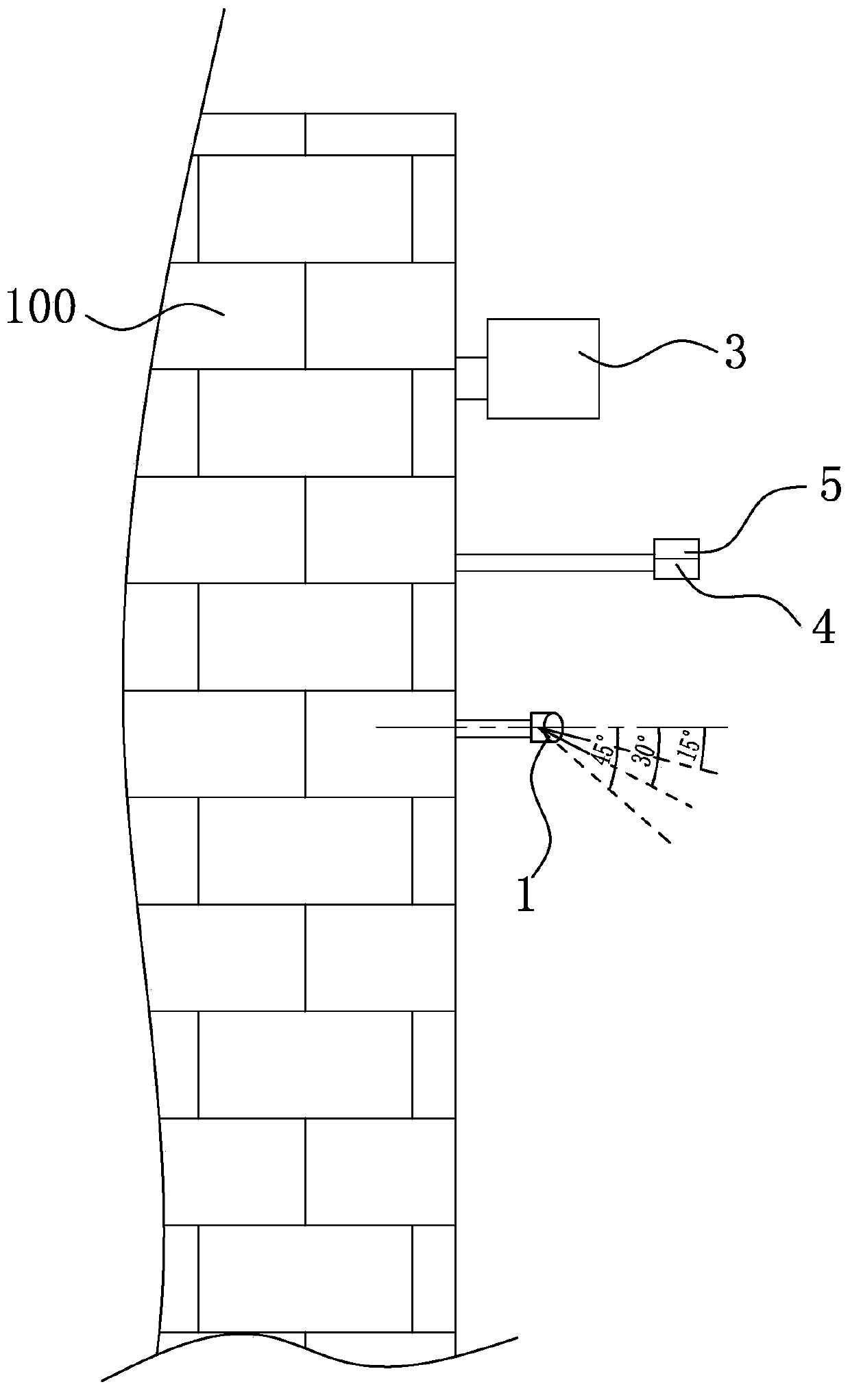 A atomization dust removal device for a garbage disposal station