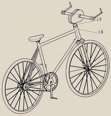 Foot-stepping and hand-cranking double-driving bicycle