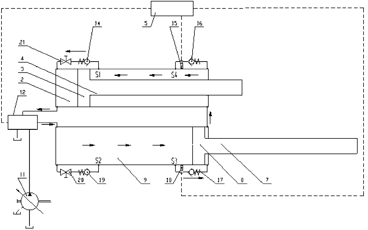 Double-cylinder pumping device hydraulic oil displacement control method, double-cylinder pumping device and equipment