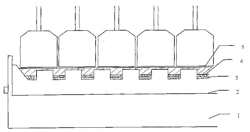 Method for baking coke particles for specially-shaped cathode aluminum electrolytic tank