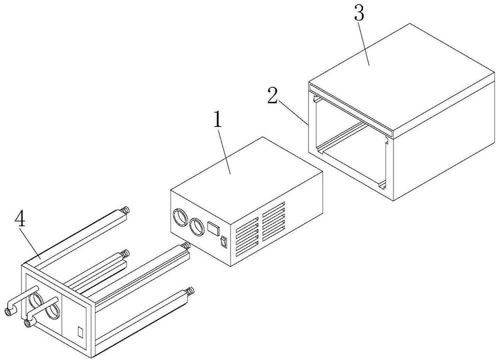 A high-frequency inverter power supply with a protective mechanism