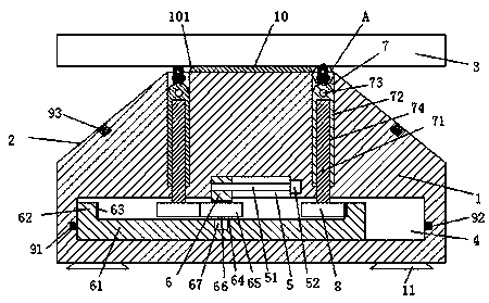 Angle-adjustable monitoring probe device