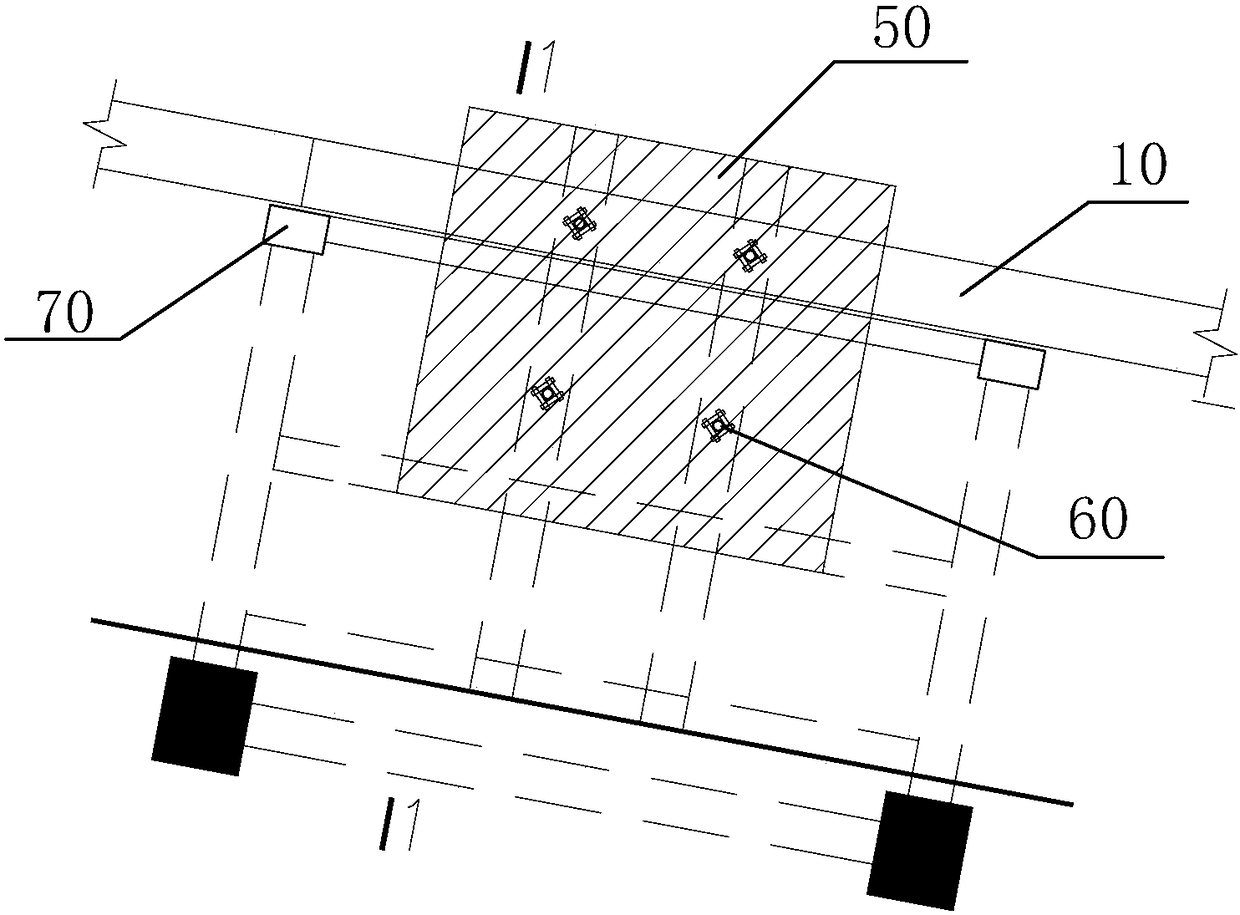 A tower crane foundation and its construction method