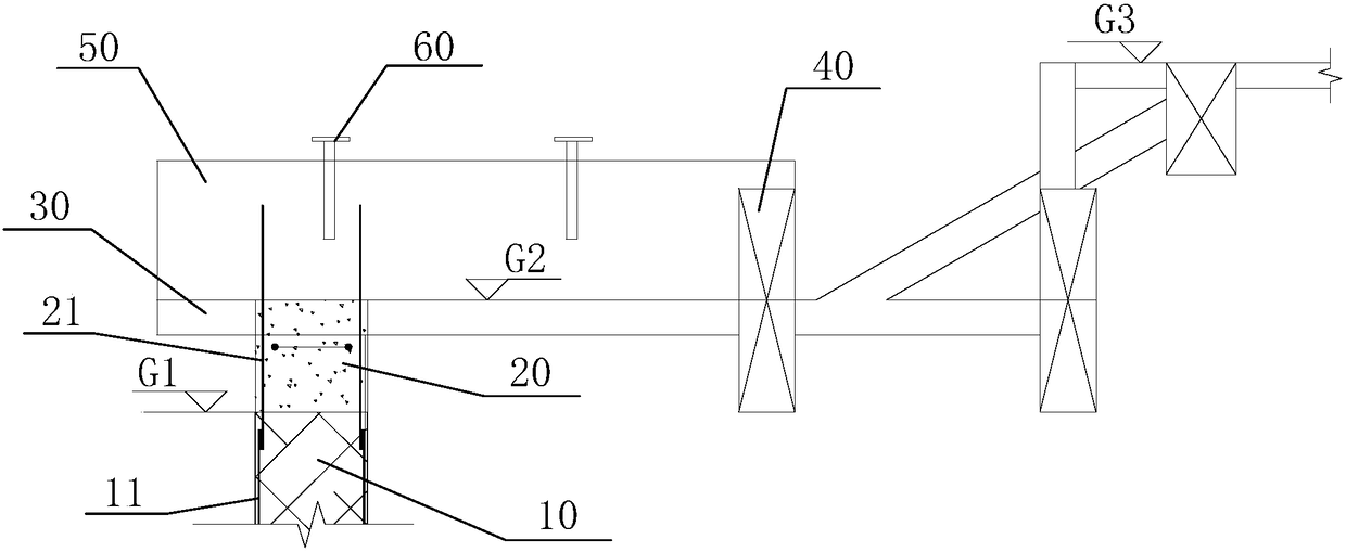 A tower crane foundation and its construction method