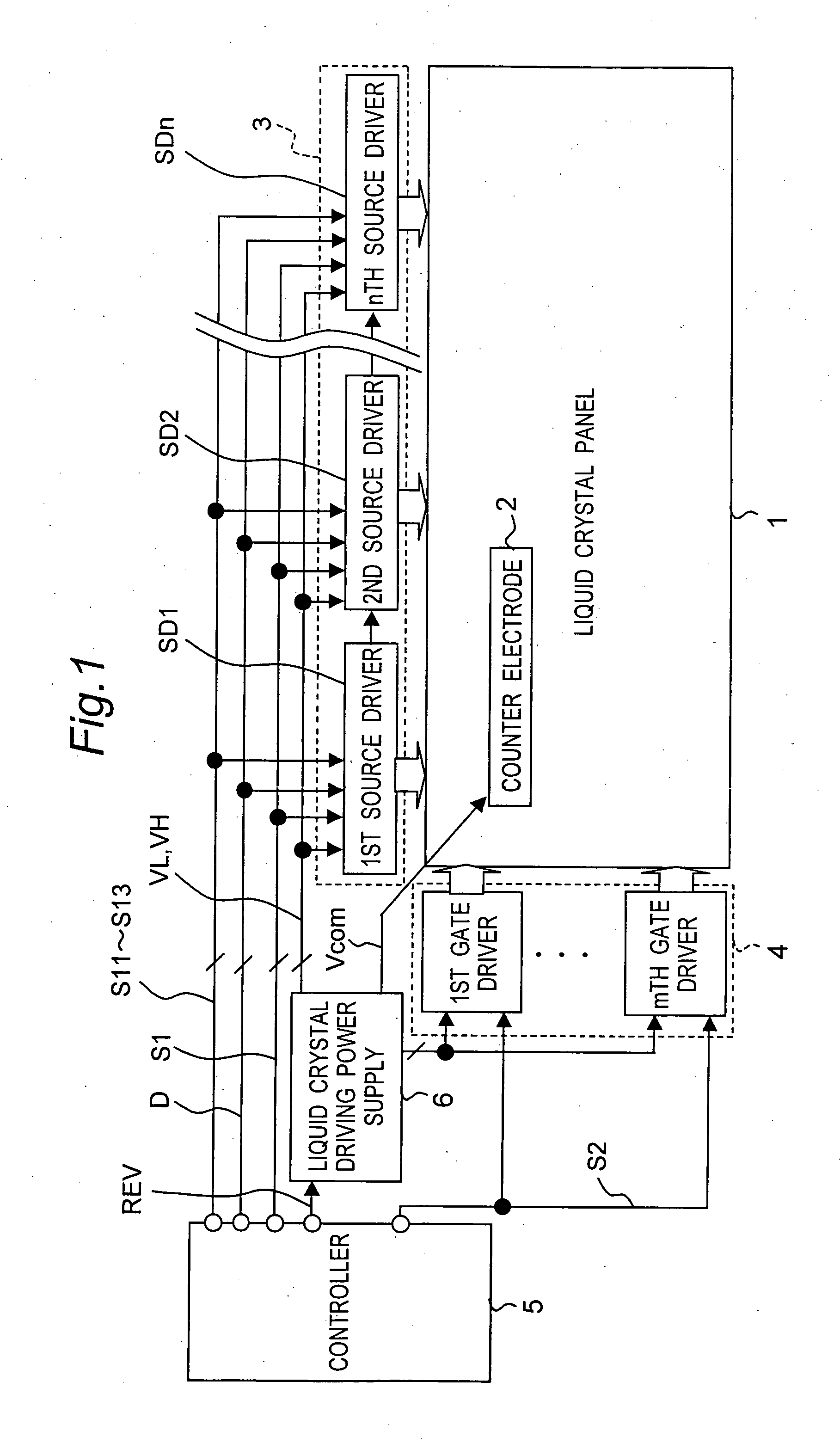 Gradation display reference voltage generating circuit and liquid crystal driving device