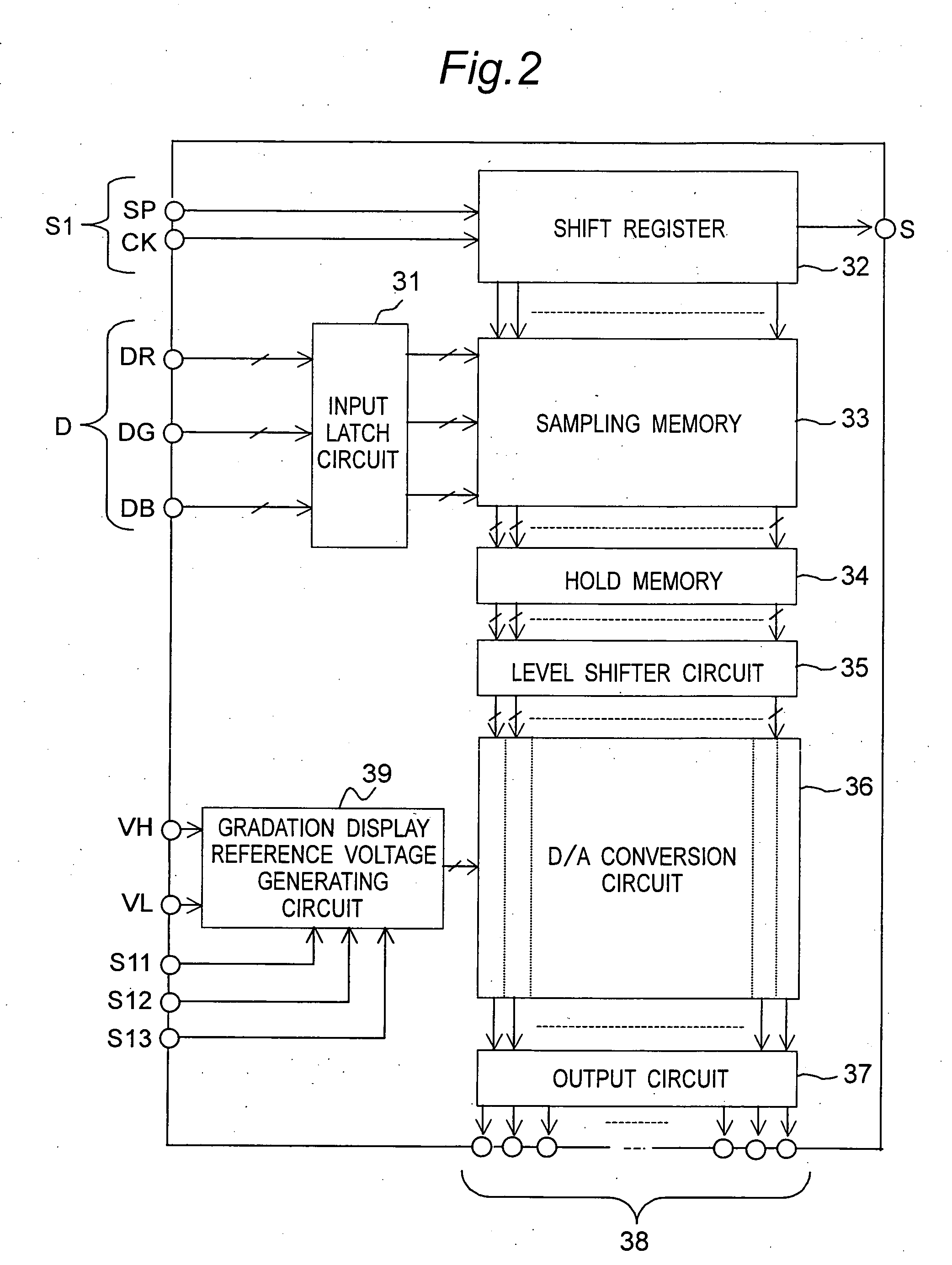 Gradation display reference voltage generating circuit and liquid crystal driving device