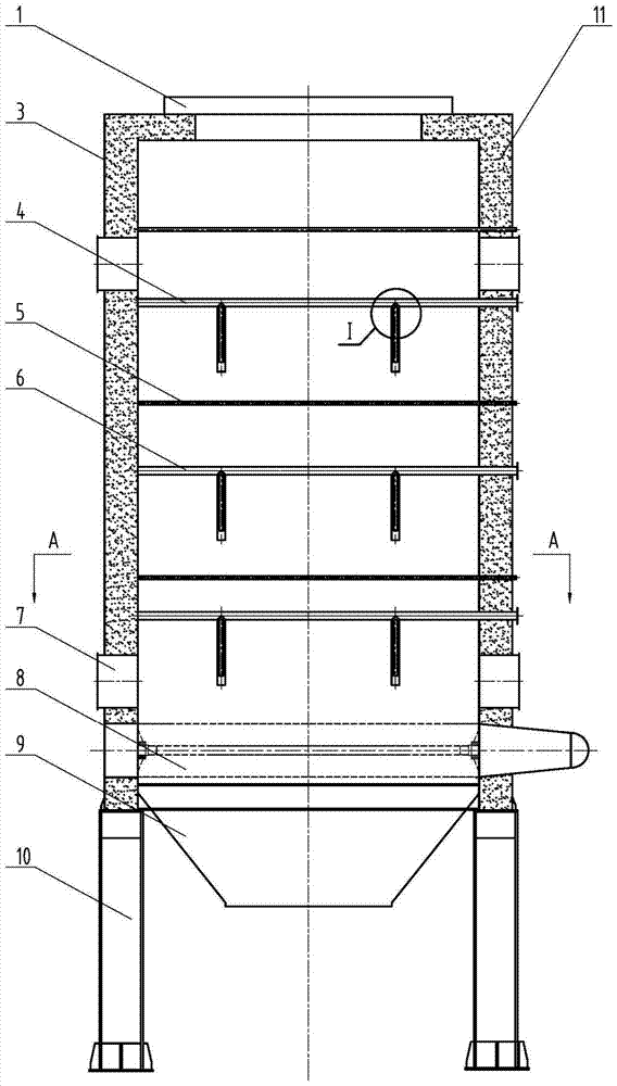 A multi-layer vertical biological fermentation drying tower and drying method