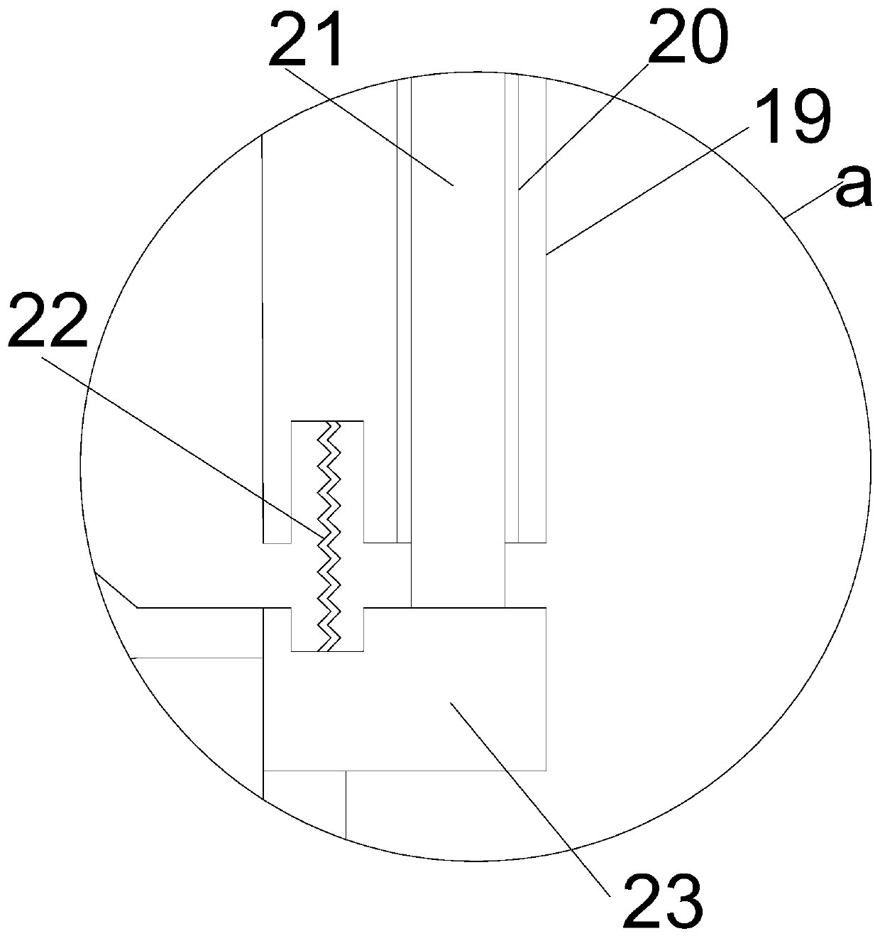 Active flow guide type grain auxiliary dewatering agricultural machine