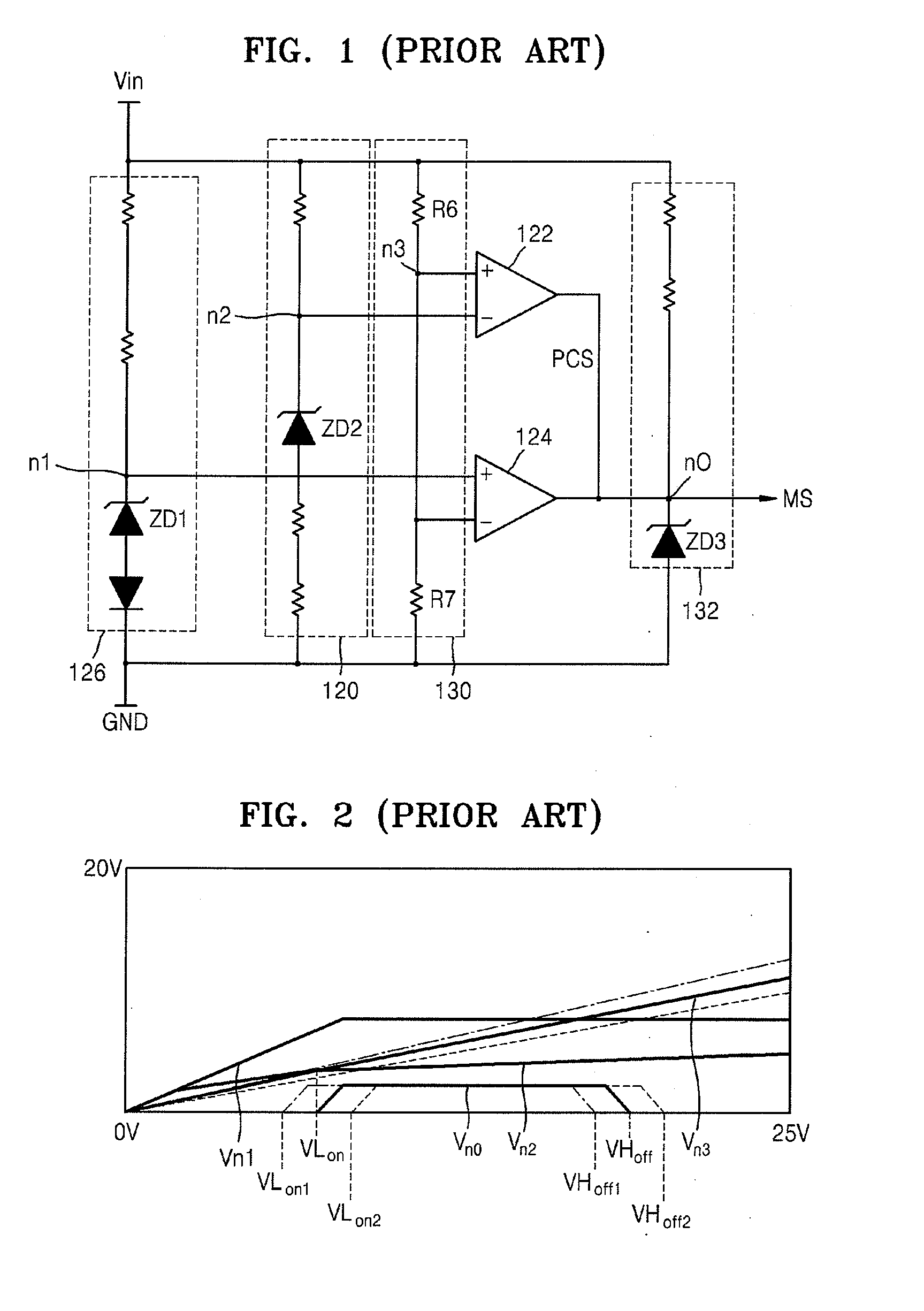 Irregular voltage detection and cutoff circuit using bandgap reference voltage generation circuit