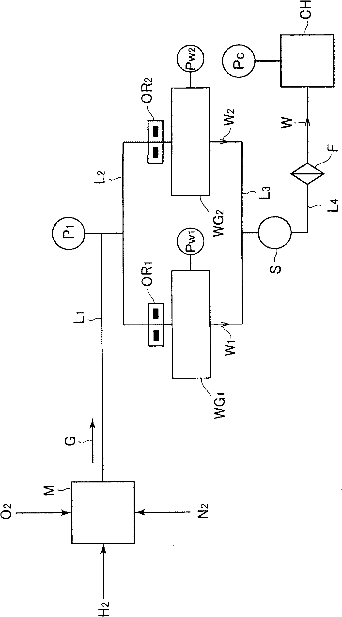 Method of parallel run of reaction furnace for moisture generation