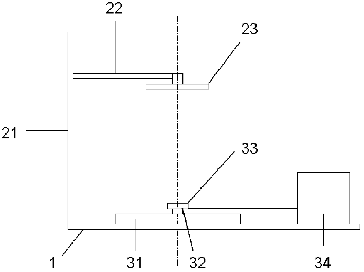 Performance measuring device of surface light source lamp