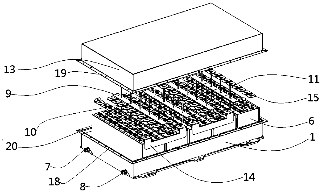 Power battery pack structure