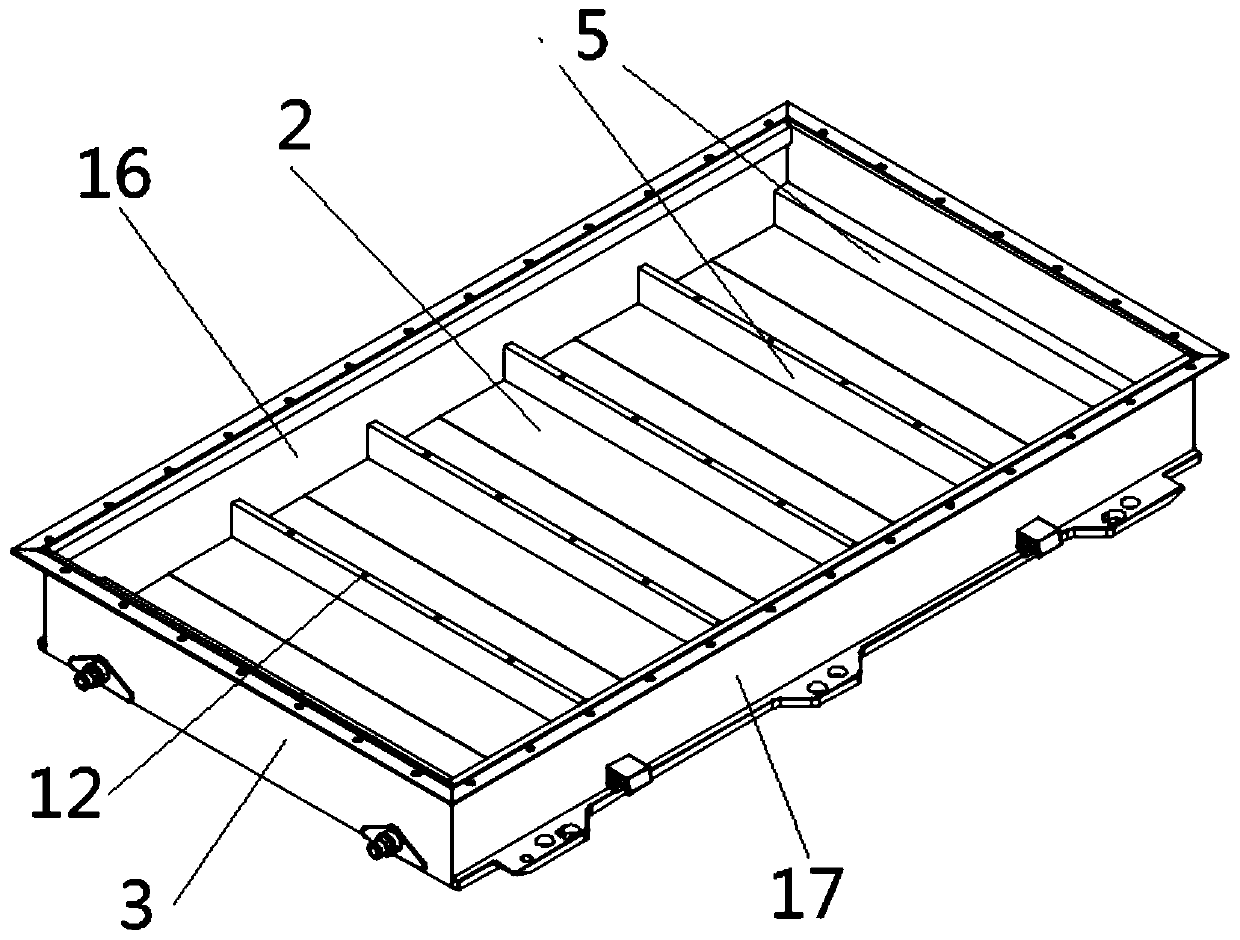 Power battery pack structure