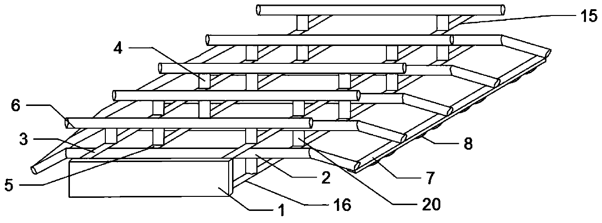 High-temperature-resistant active carbon fiber storage rack and storage method thereof
