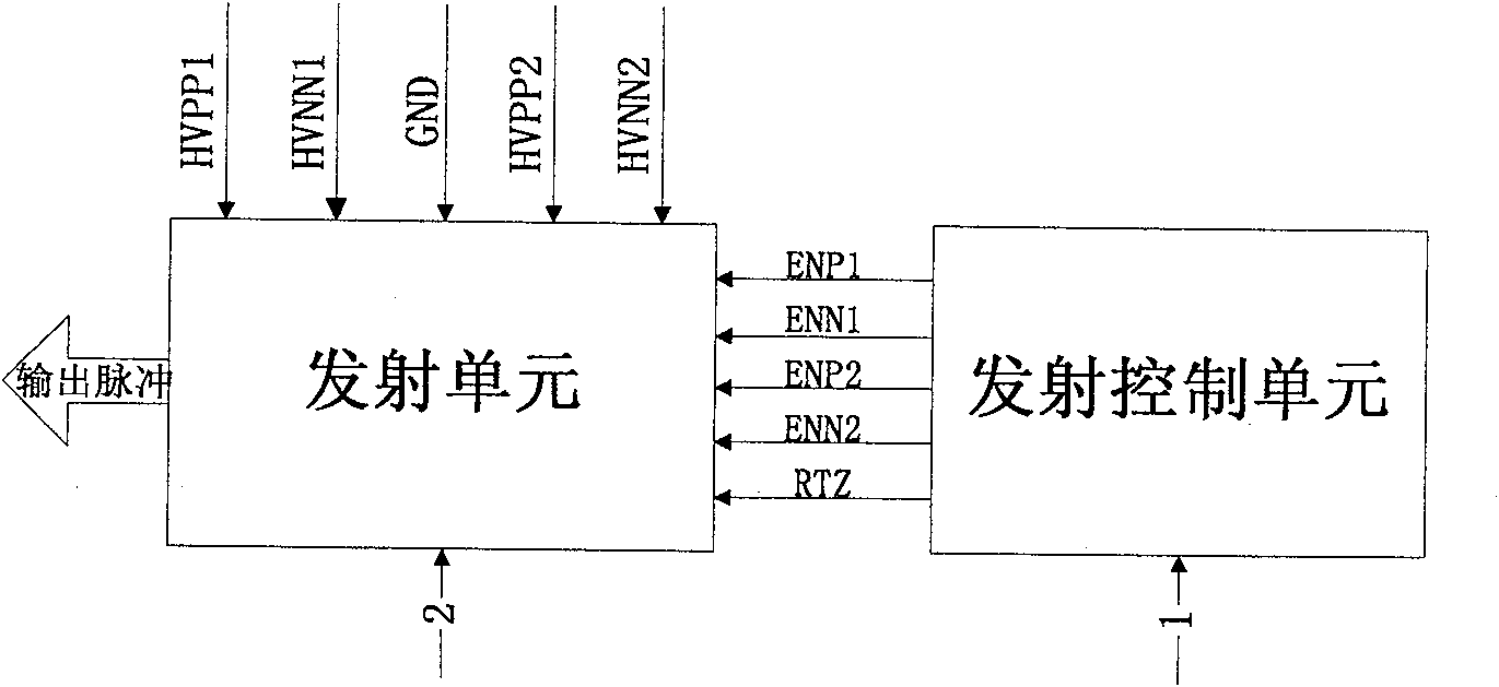 Transmitting module of ultrasonic diagnostic device